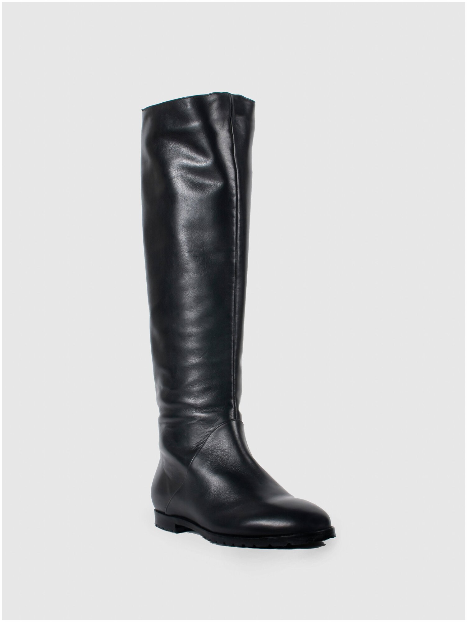 Женская обувь E-SKYE  сапоги модель Трубы натуральная кожа  цвет черный