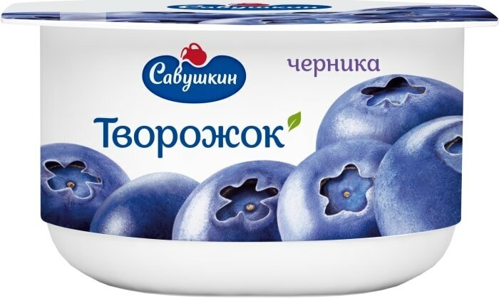 Творожок Савушкин Черника 3.5% 120г