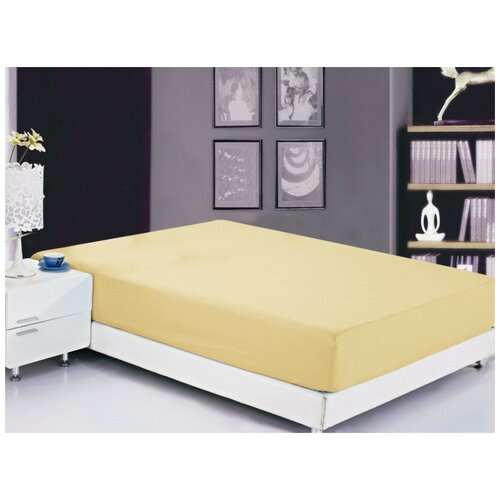 фото Простынь на резинке valtery prmf-04 / 200 х 200 см / софткоттон