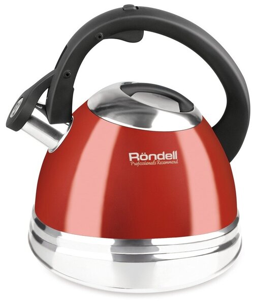 Rondell Чайник со свистком Fiero RDS-498, 3 л, 3 л, красный