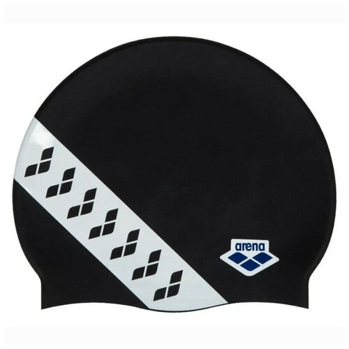 Шапочка для плавания ARENA Team Stripe Cap (черный) 001463/111