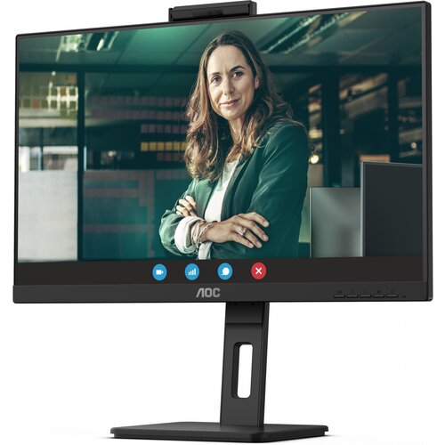 Монитор AOC 27" Pro Q27P3QW черный IPS LED 4ms 16:9 HDMI M/M матовая HAS Piv 1000:1 350cd 178гр/178гр 2560x1440 75Hz DP QHD USB 3.45кг