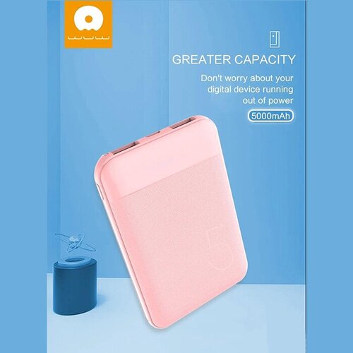 Внешний аккумулятов WUW-Y66 5000mAh розовый 140000₽