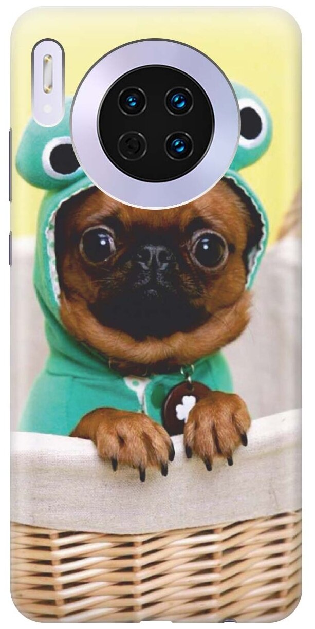 RE: PAЧехол - накладка ArtColor для Huawei Mate 30 с принтом "Собака в смешной шапке"