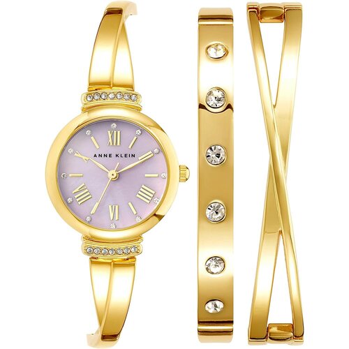 фото Наручные часы anne klein наручные женские часы anne klein с браслетами, золотой