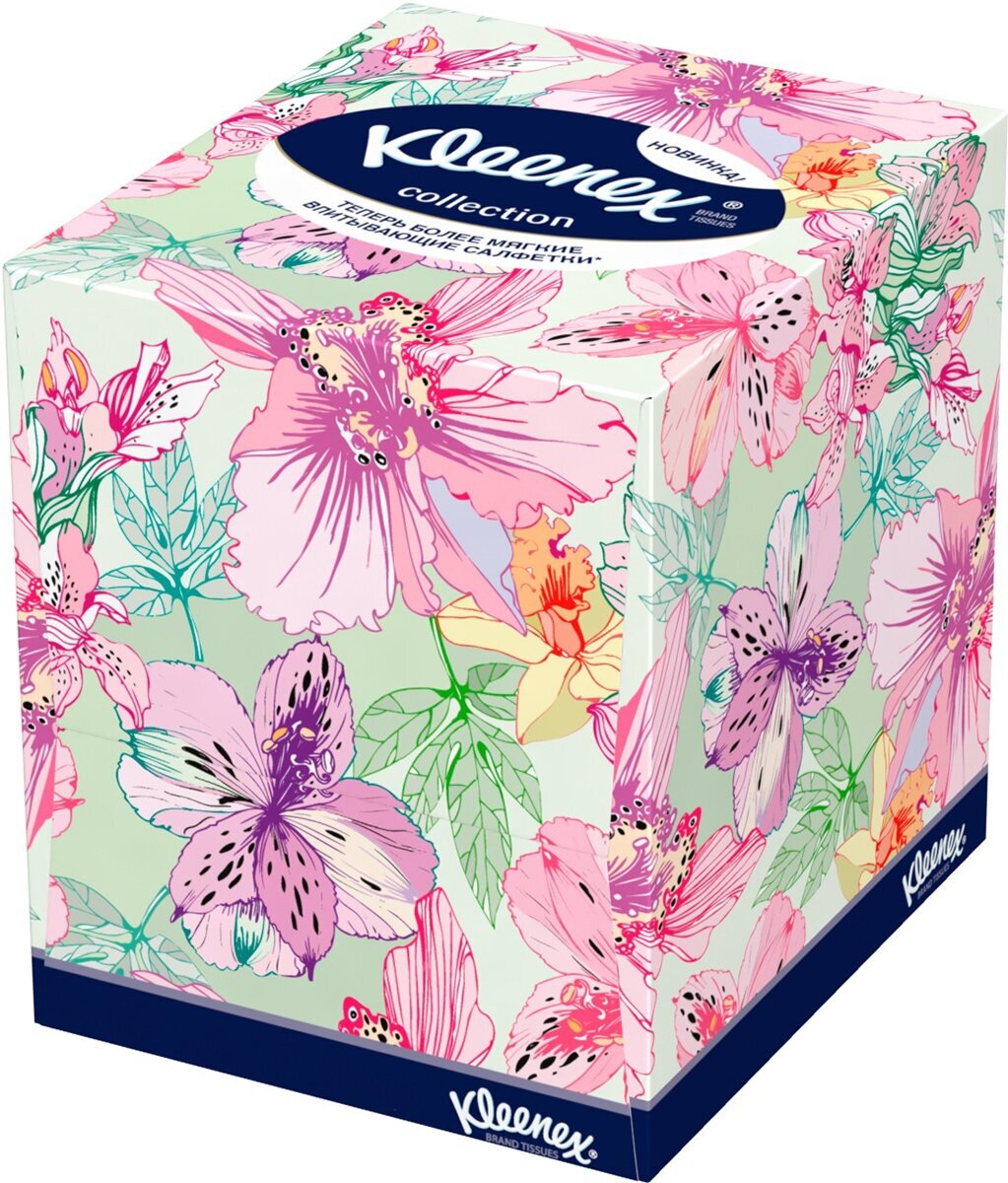 Салфетки Kleenex Collection в коробке, 100 штук - фото №12