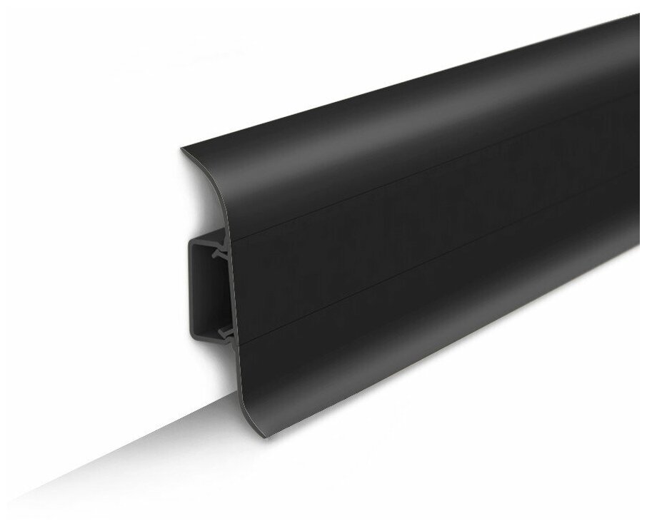 Плинтус IDEAL Классик 55 мм - 007 Черный 20шт