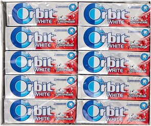 Жевательная резинка Orbit White классический, без сахара 13,6 г х 30 шт.