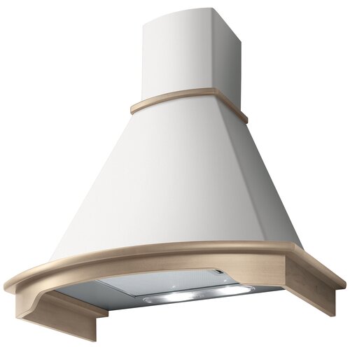 Jetair Вытяжка JET AIR Купольная 90 см 750 куб м слайдерное управление белая карниз неокрашенный 3590900₽