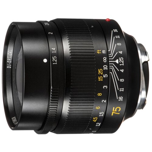 Объектив 7Artisans 75mm F125 Leica M Mount Чёрный 4756000₽