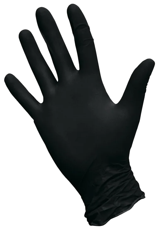 Safe&Care, Перчатки нитриловые, черные, LN 31-58, 50 пар M