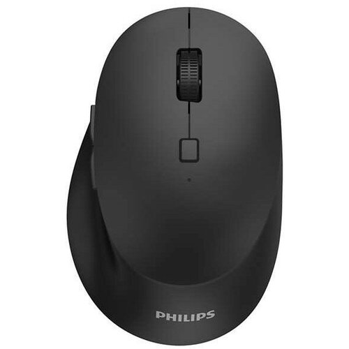 Philips Беспроводная Мышь SPK7607 2,4 GHz, Bluetooth 3.0/5.0, 7кнопки 800-3200dpi, бесшумная Чёрный