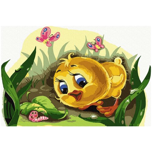 фото Набор юного художника molly арт.kh1042 любопытный утёнок 20х30 см