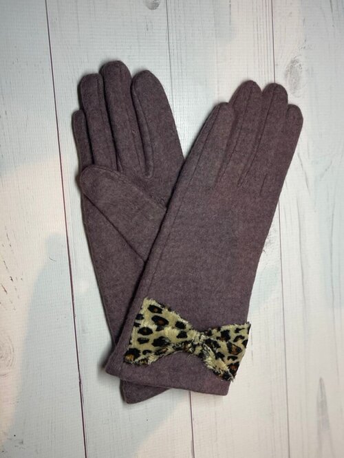 Перчатки , демисезон/зима, утепленные, размер OneSize, коричневый