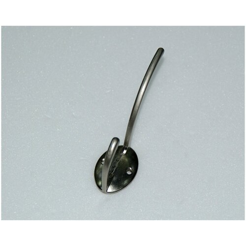 Крючок двойной, хром, 2 шт