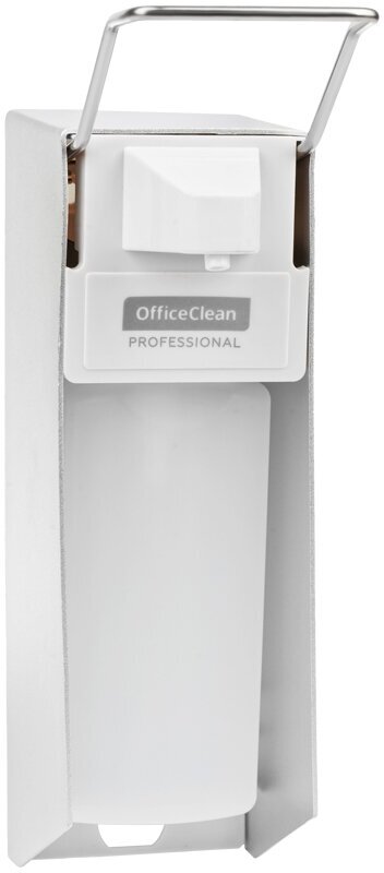 Диспенсер для жидкого мыла OfficeClean Professional, локтевой, белый, наливной, 0,5л