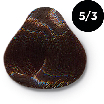 Краска для волос Ollin Professional Performance Крем-краска перманентная 60мл, Цвет 5-3 Светлый шатен золотистый
