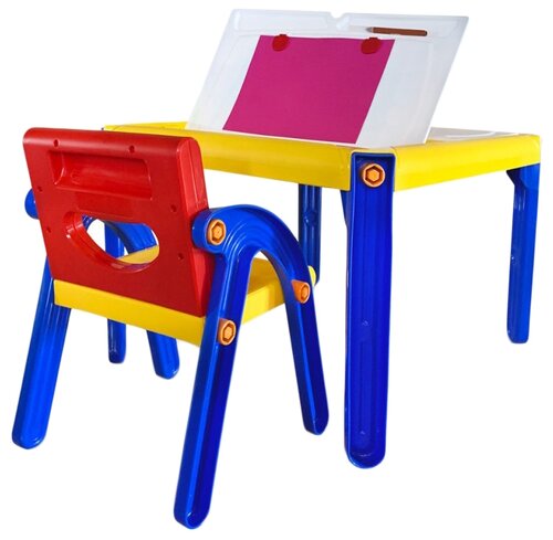 Комплект Picn Mix Игровой центр 5 в 1 для одного ребенка (368) 60x60 см красный/желтый/синий