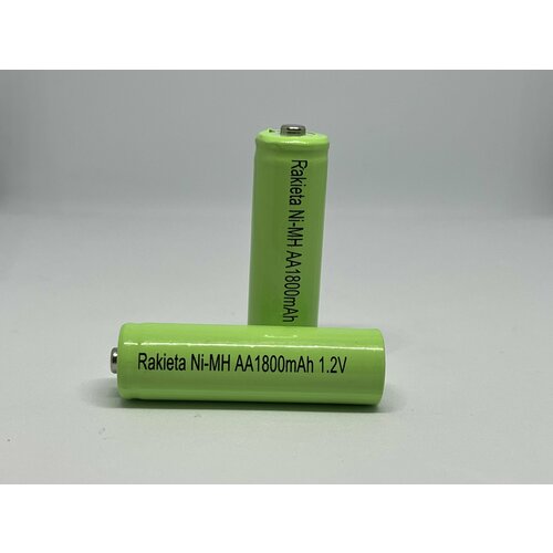 Аккумуляторные батарейки , KSK-RAKIETA, Ni-MH , AA 1800mAh 1.2V- 2 шт в упаковке, пальчиковые