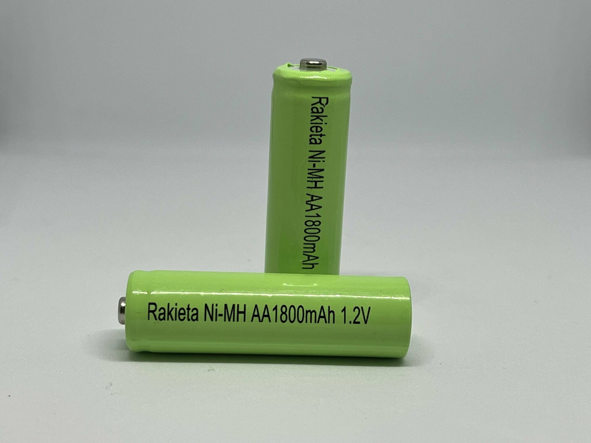 Аккумуляторные батарейки , KSK-RAKIETA, Ni-MH , AA 1800mAh 1.2V- 2 шт в упаковке, пальчиковые