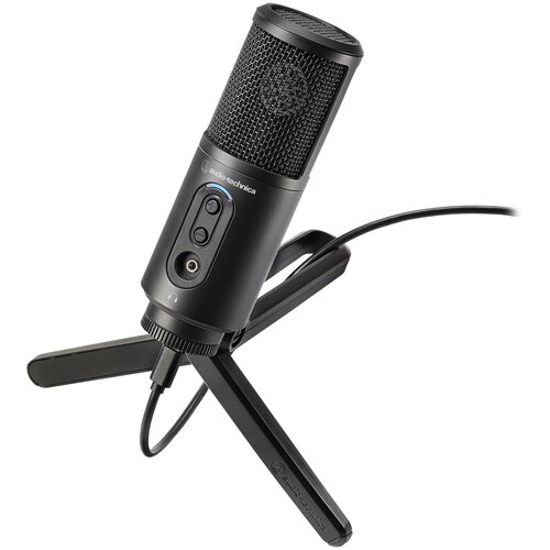 Микрофон конденсаторный Audio-Technica ATR2500x пластик подставка 30-15000Гц кабель Type-C-Type-C кабель USB-Type-C цвет чёрный 6763₽