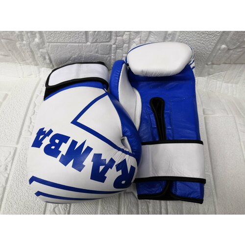 Боксерские перчатки RAMBA WHITE&BLUE 16 Oz