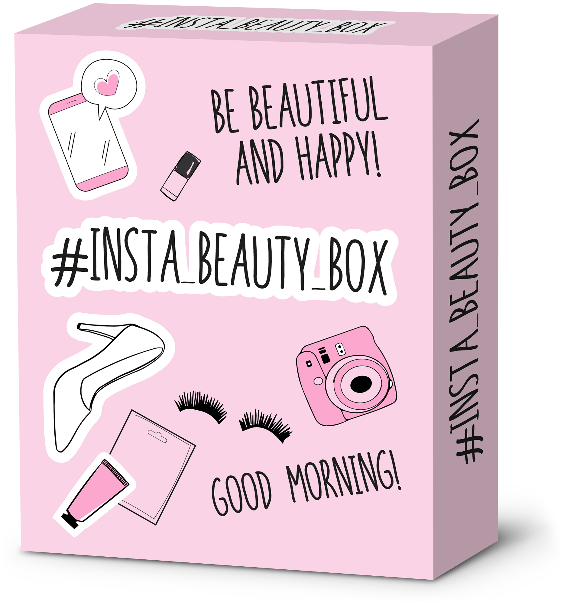 Набор подарочный косметический Fito Косметик #INSTA_BEAUTY_BOX (Маска для лица 15мл, Крем для лица 24мл, Патчи 7г/2шт)