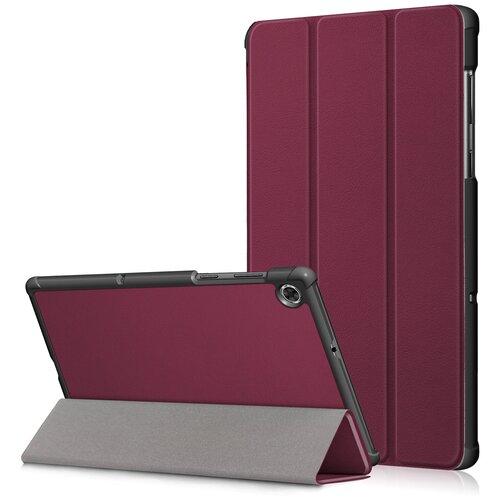 Чехол IT BAGGAGE для планшета ультратонкий Lenovo Tab M10 HD TB-X306X бордовый