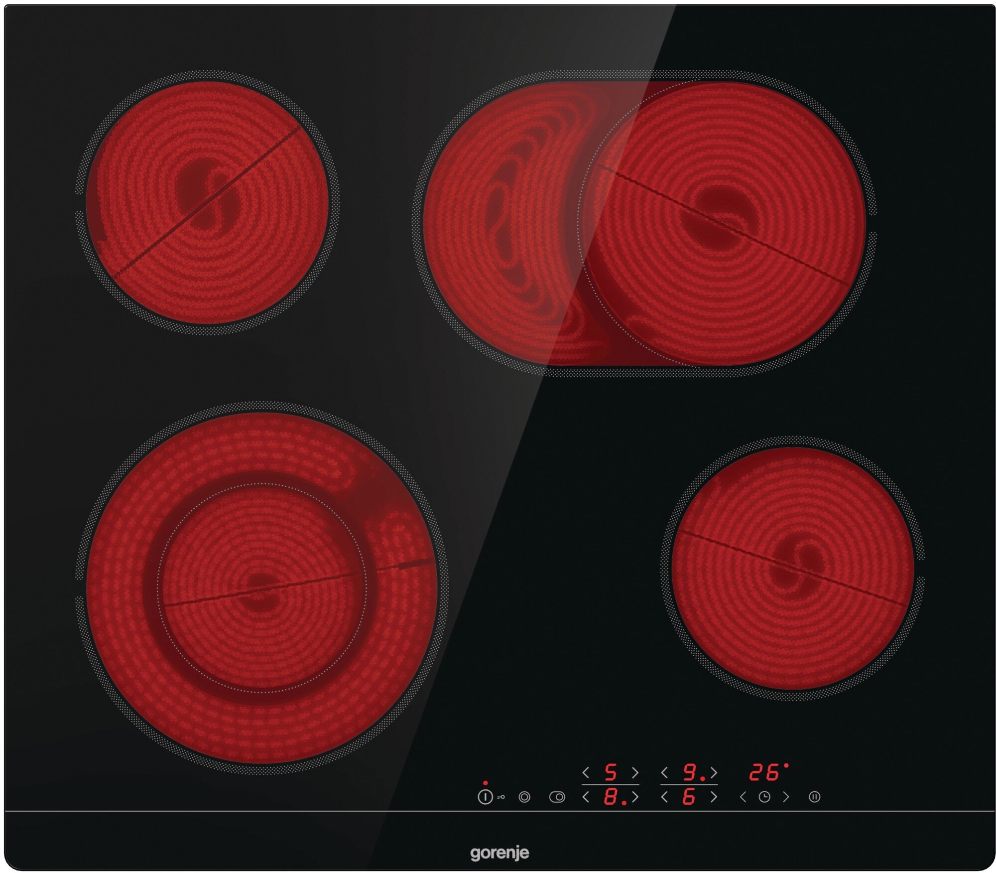 Электрическая варочная панель Gorenje ECT 643 BSC, черный