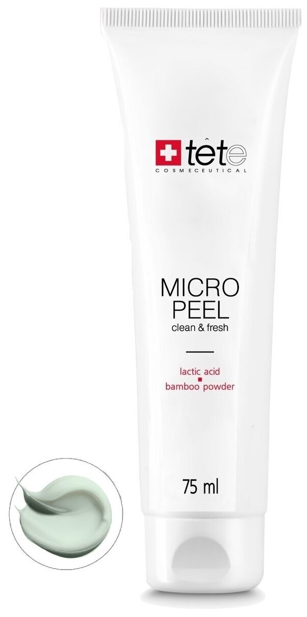 TETe Cosmeceutical, Мягкий эксфолиант с молочной и гликолевой кислотами Micro Peel, 75 мл