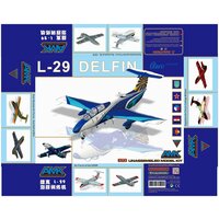 Сборная модель самолета Л-29 Дельфин (L-29 Delfin) 86001 AMK 1:72