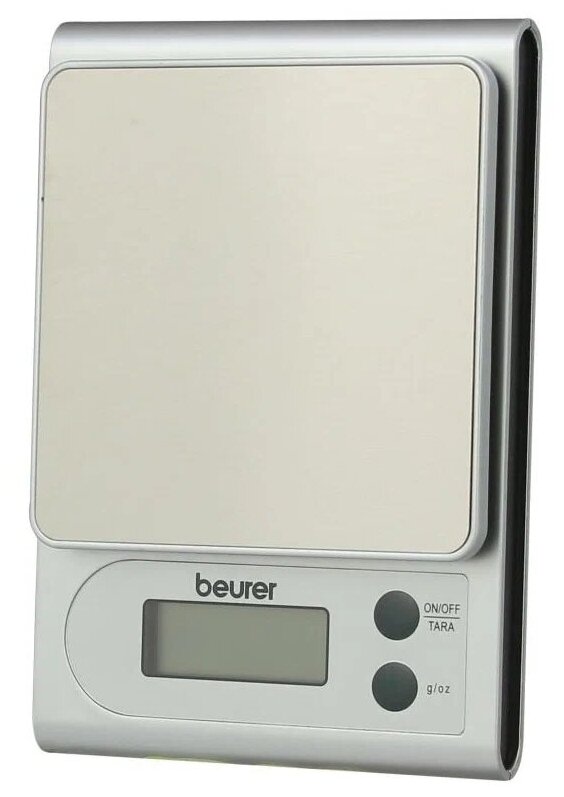 Весы кухонные электронные Beurer KS22 макс.вес:3кг серебристый - фотография № 8