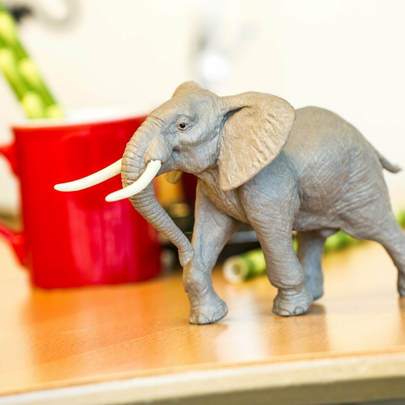 Фигурка животного Safari Ltd Африканский слон, для детей, игрушка коллекционная, 295629