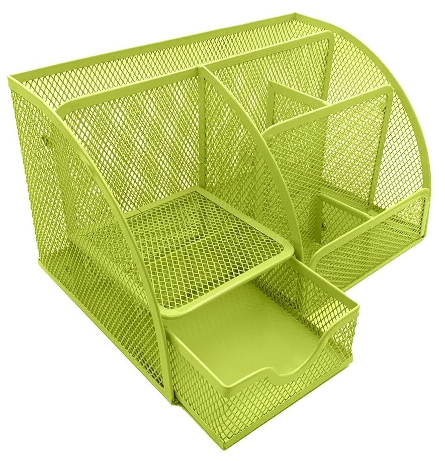 фото Подставка " KWELT " 7 отделений (1 выдвижное), металлическая, сетчатая