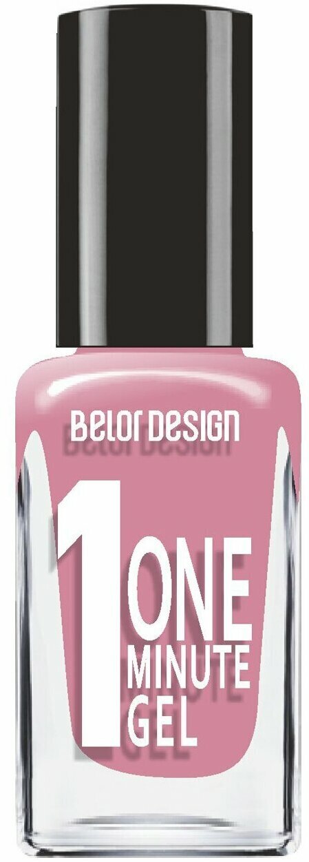 Belor Design Лак для ногтей ONE MINUTE GEL тон 215, 10 мл.