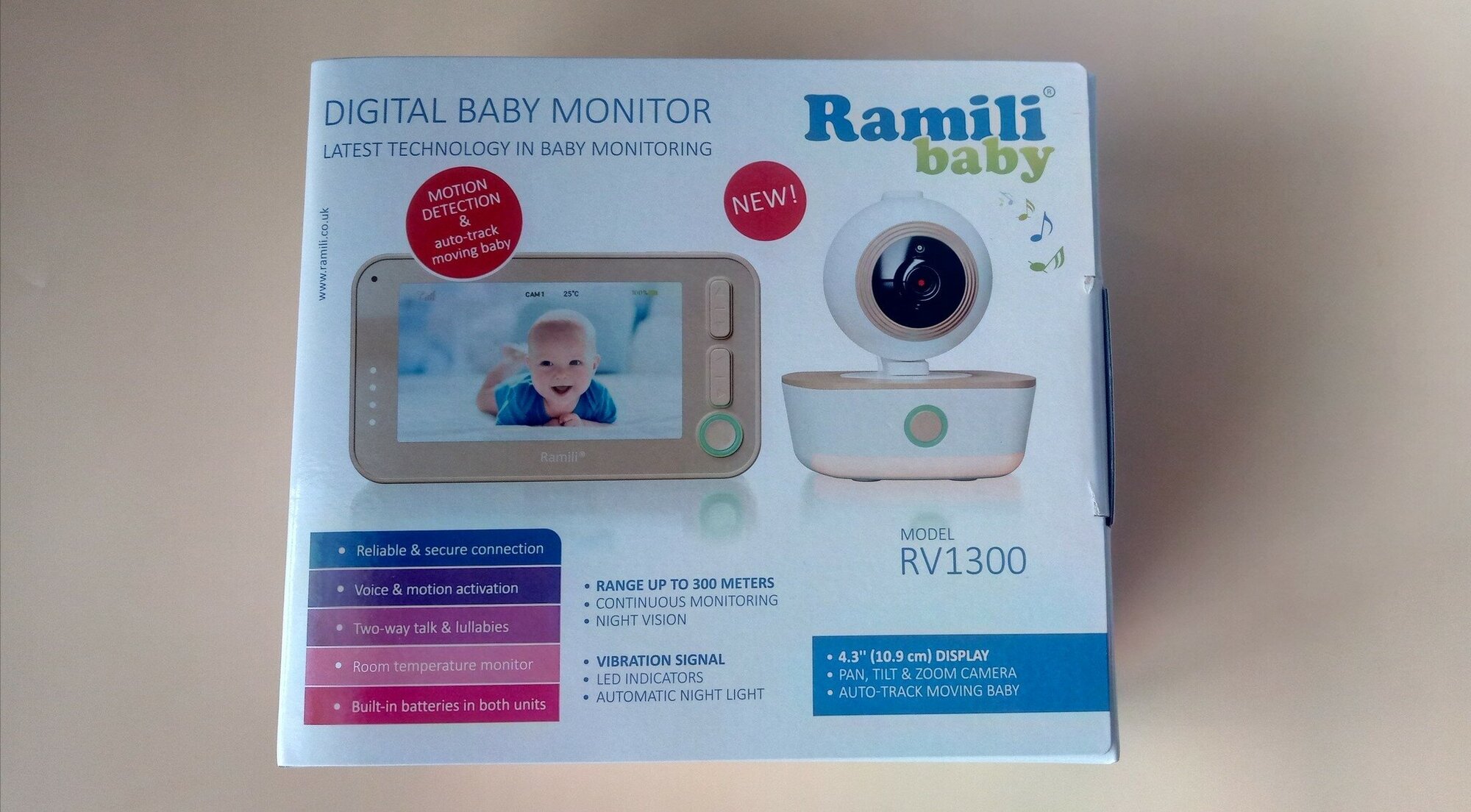 Видеоняня Ramili Baby RV1300 - фото №12