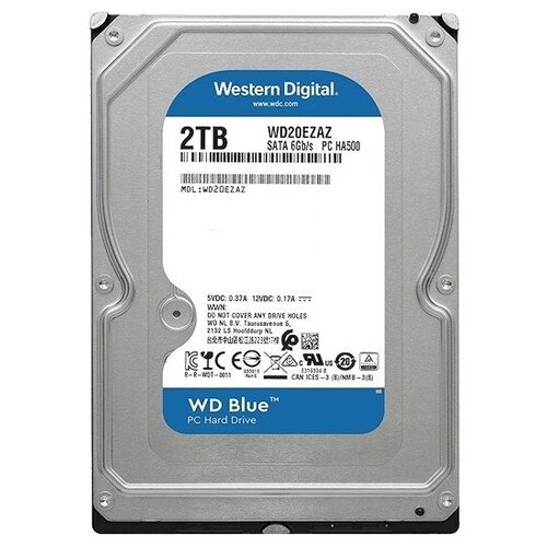 фото Жесткий диск western digital wd20ezaz, серебристый / черный