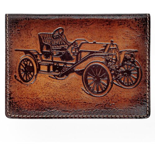 Обложка для автодокументов , коричневый