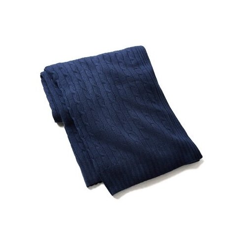 Cable Polo Cashmere Navy Плед