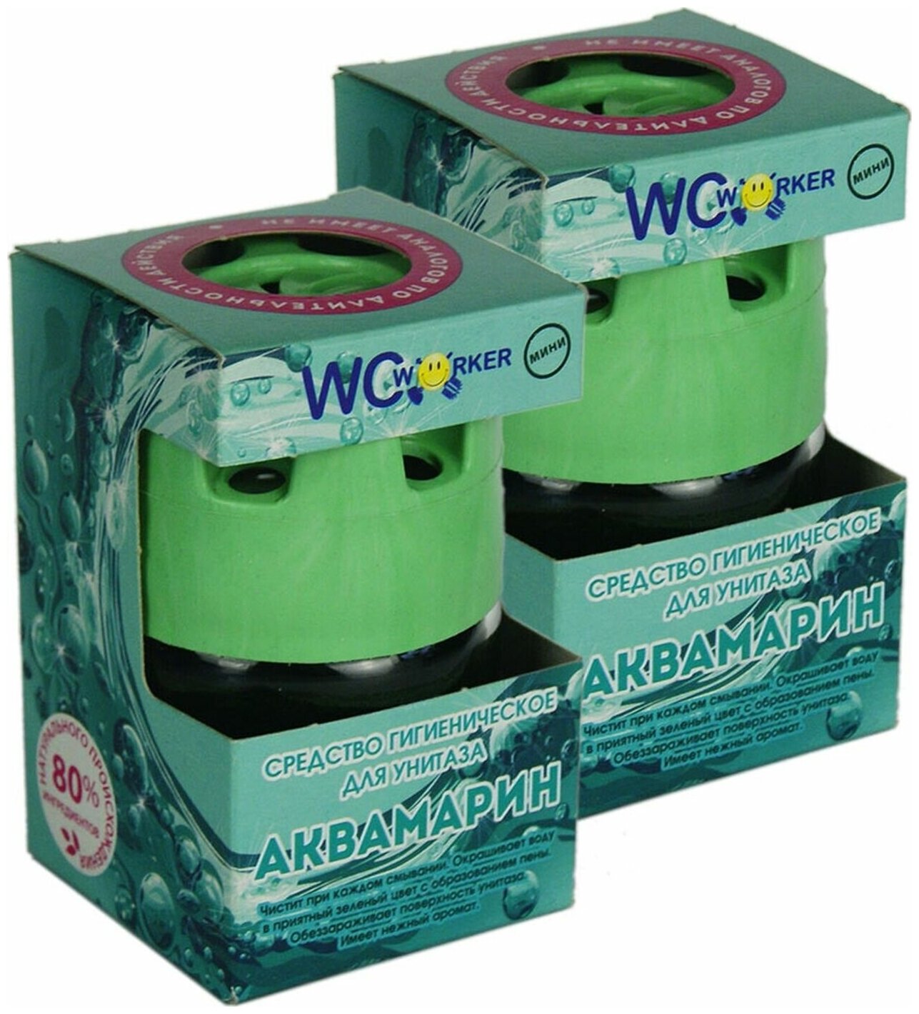 WC Worker средство гигиеническое для унитаза Аквамарин