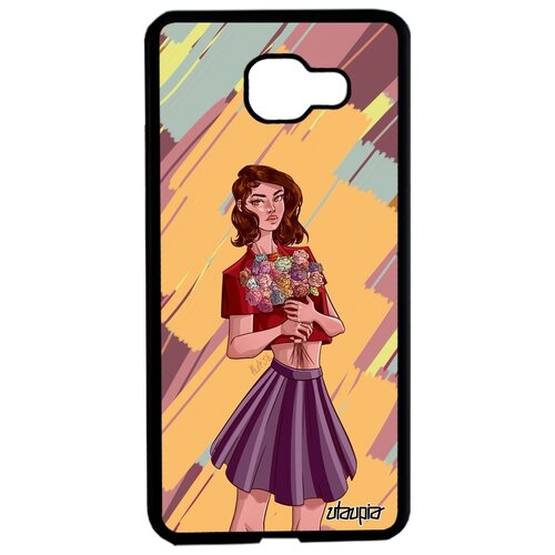 фото Чехол для телефонов galaxy a5 2016, "девушка и цветы" аниме розы utaupia