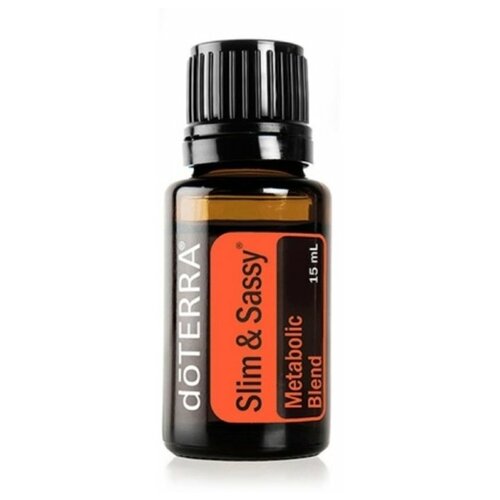 DoTERRA смесь эфирных масел Slim & Sassy, 15 мл х 1 шт. doterra смесь эфирных масел slim