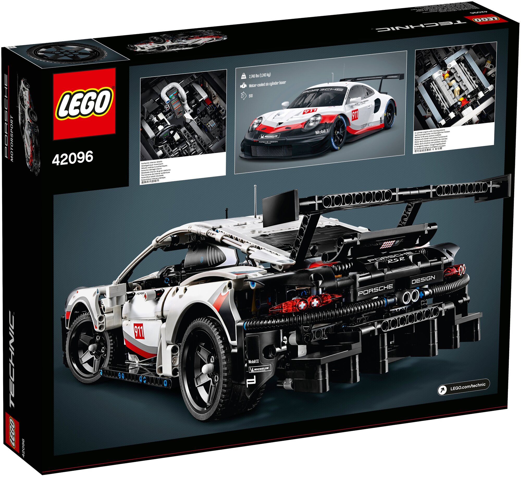 Lego Technic 42096 Preliminary GT Race Car Конструктор - фото №2