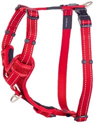 Шлейка Rogz Control Harness M (SJC11), обхват шеи 23-37 см, красная