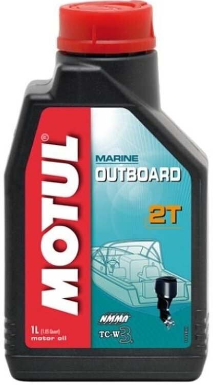 Моторное масло 2-х тактное Motul Marine OUTBOARD 2T 1л минеральное для водной техники 102788