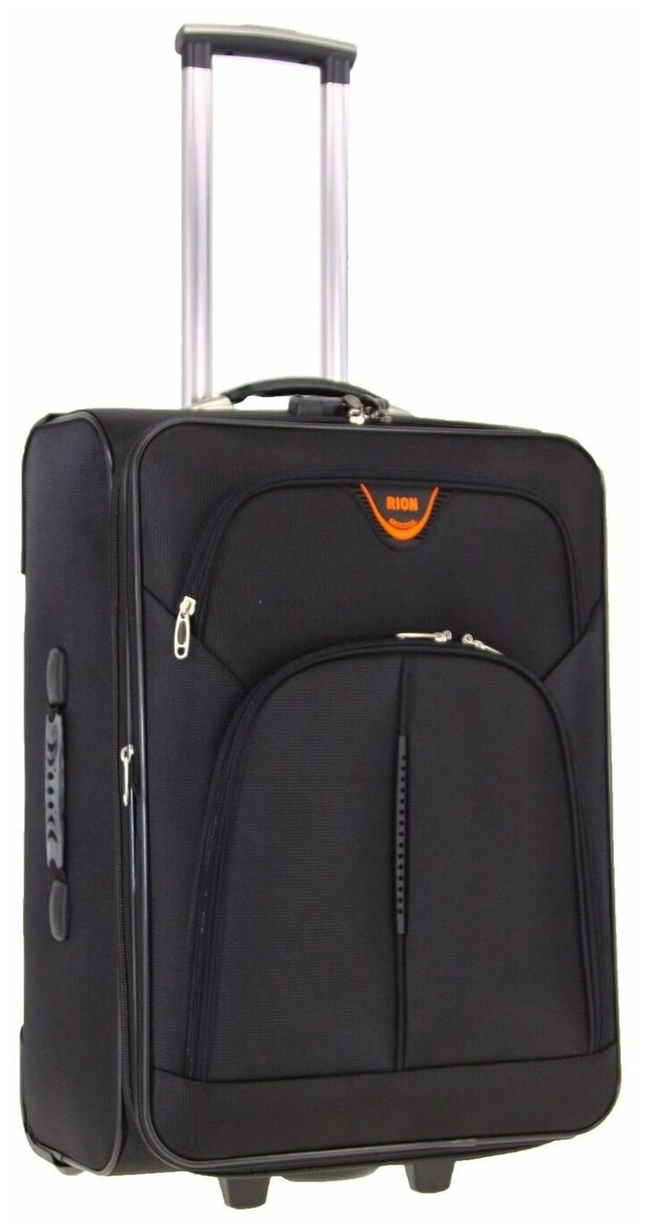фото Чемодан Рион+ (RION+) R412, Ткань, 68 см, 72 литра, 2 колеса, L (70-100 см), трансформер +19 литров, усиленный до 25кг