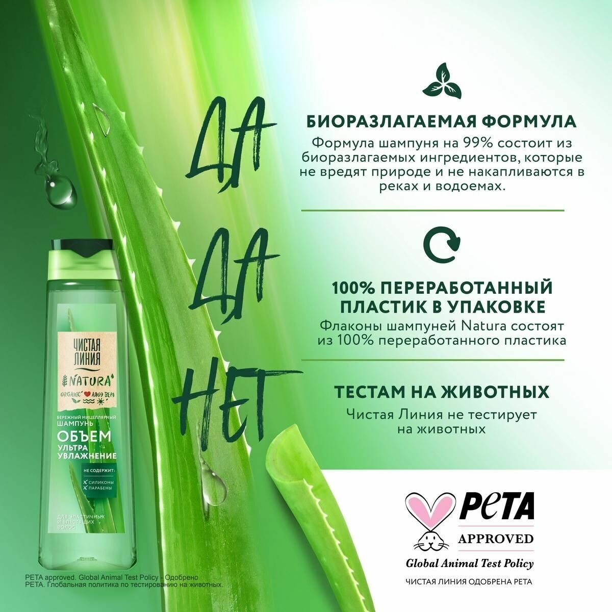 Чистая линия шампунь Эксперт Ультра увлажнение, 400 мл — купить в ...