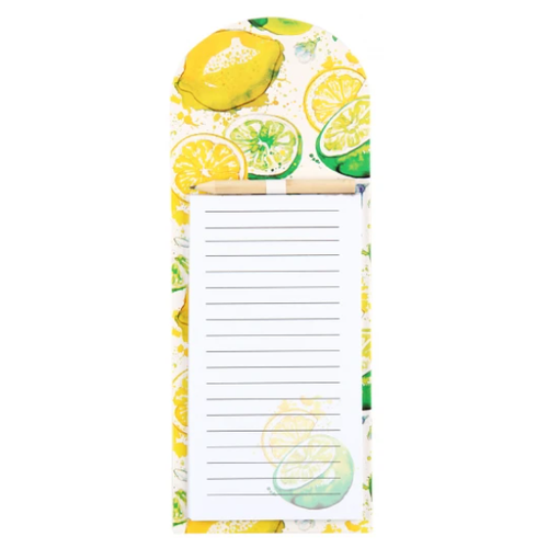 Блок для записей 10,5*27 40л склейка на магните 212293 Juicy Lemon кокос