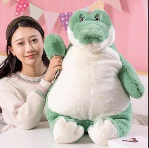 Мягкая игрушка Милая подушка-обнимашка Крокодил. 70 см.