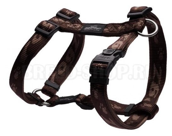 Rogz Шлейка серия Alpinist размер L (45-75см) ширина 2см шоколадный (H-HARNESS) SJ25J | H-HARNESS 0,13 кг 48218